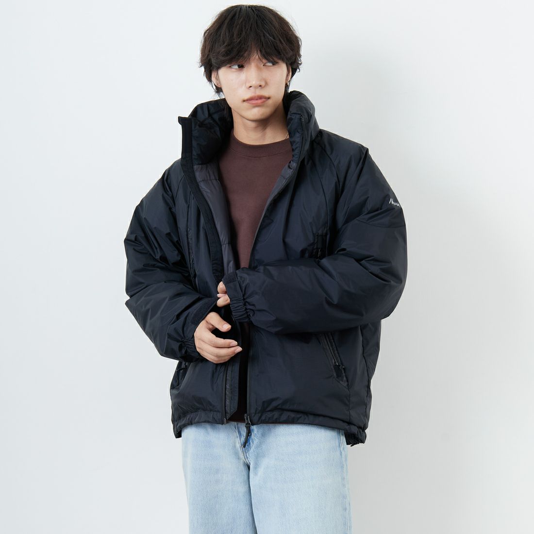 BLACK&&モデル身長：179cm 着用サイズ：XL&&