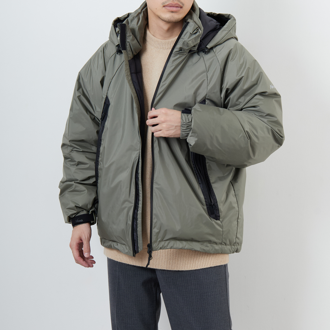 O.D GREEN&&モデル身長：168cm 着用サイズ：L&&