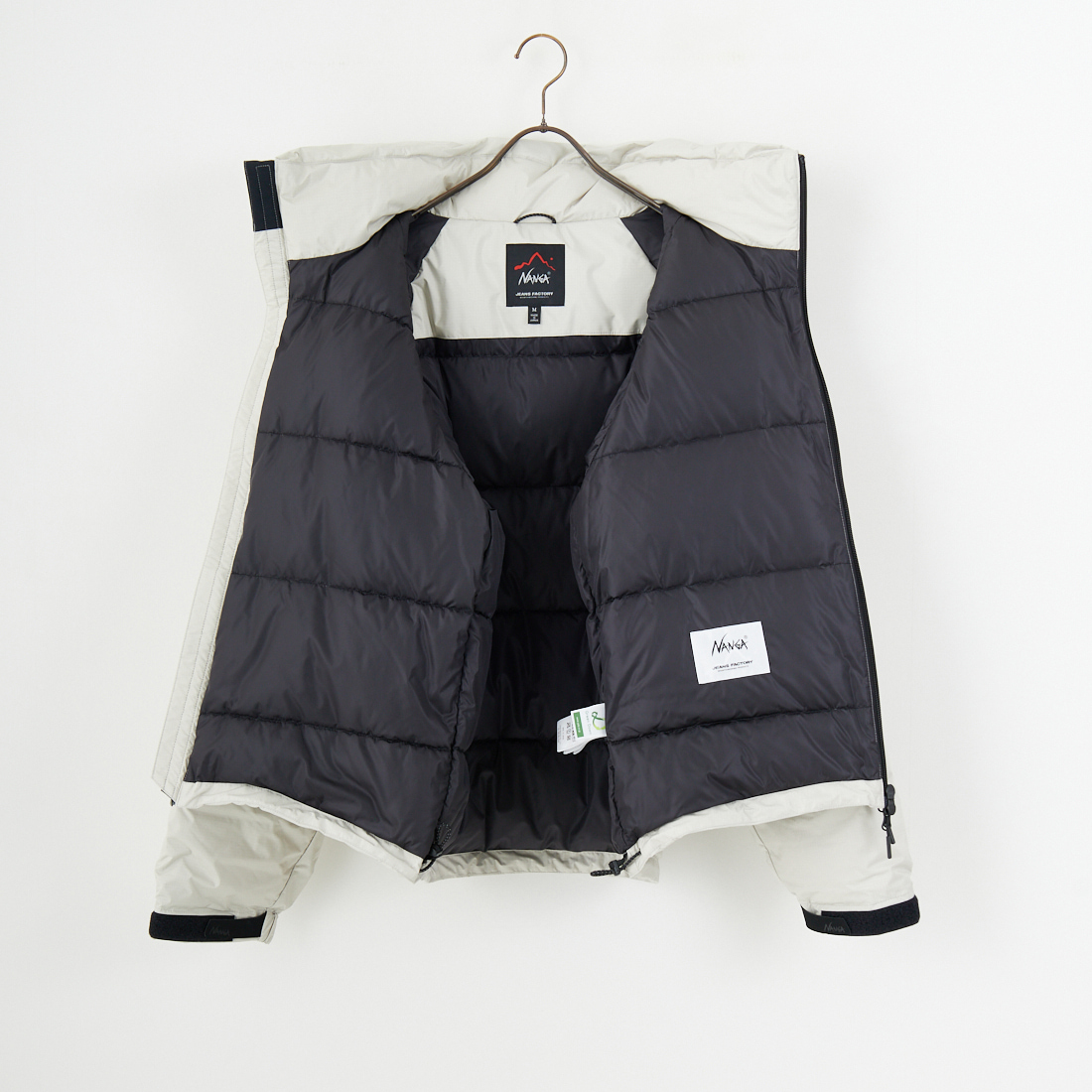 JEANSFACTORY × NANGA [ジーンズファクトリー × ナンガ] 別注 オーロラテックスダウンジャケット [JMP-254-030-JF] IVORY