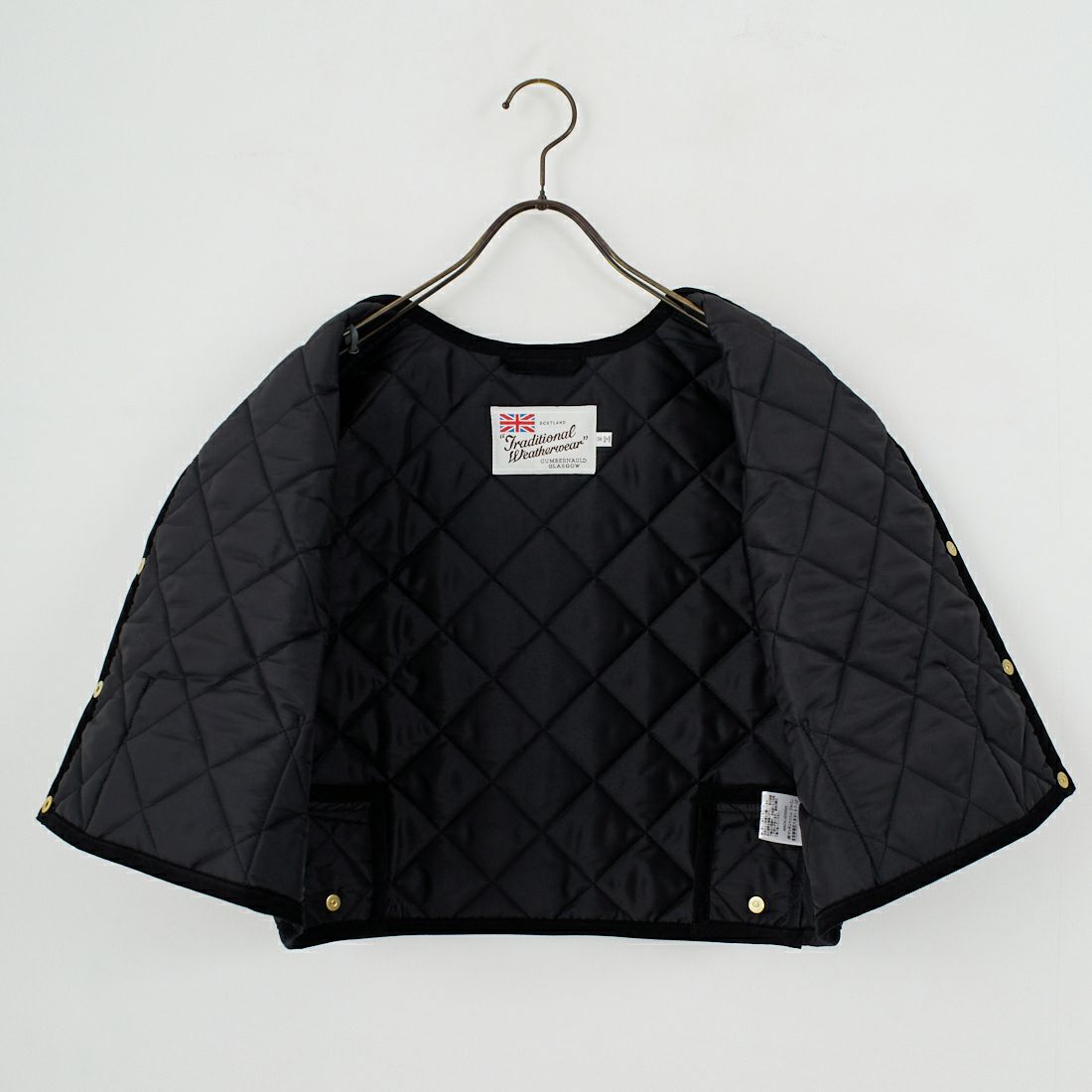 Traditional Weatherwear [トラディショナル ウェザーウェア] アークリー ジレ [L252APQVS0308AA] AA01 BK/BK