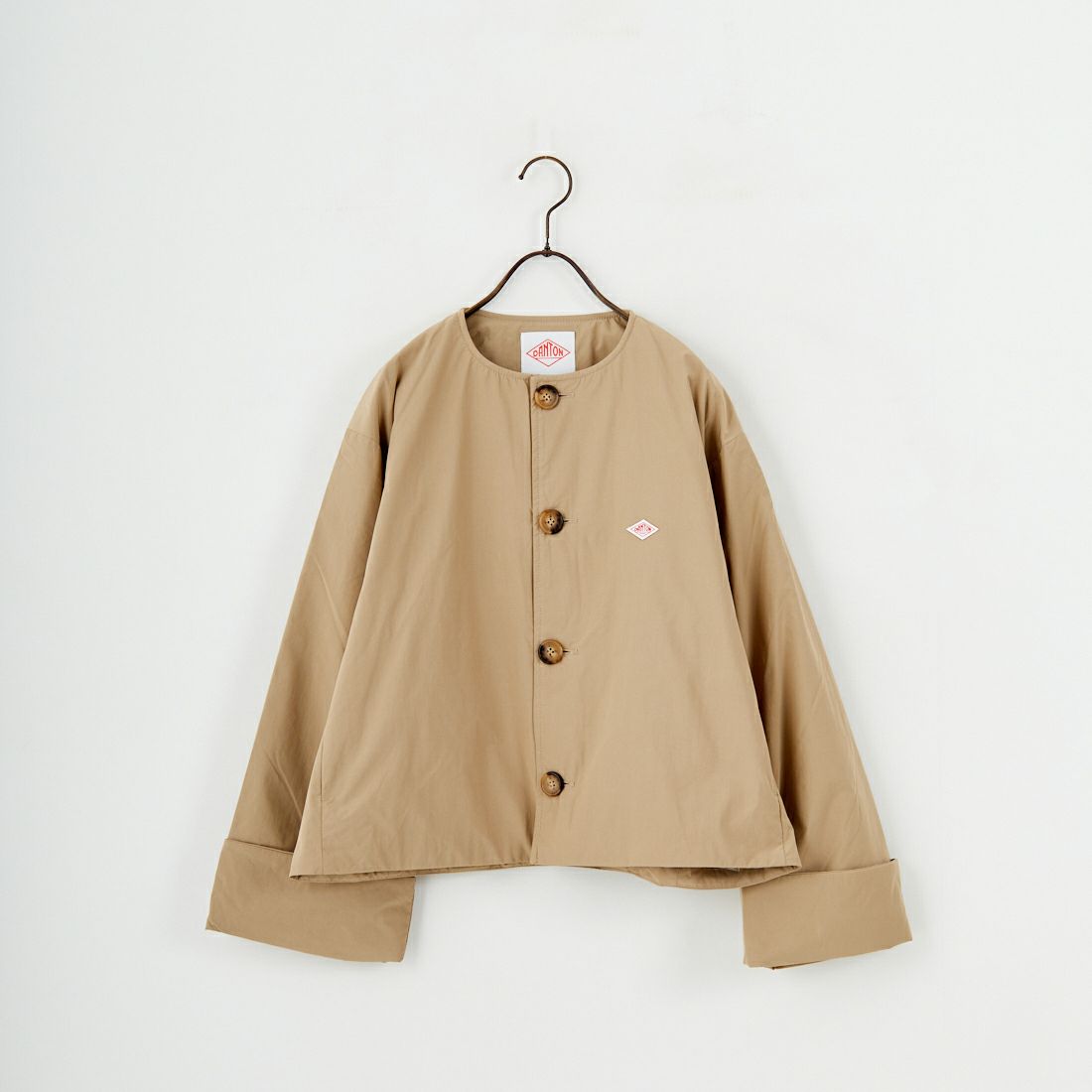 DANTON [ダントン] カラーレスワイドジャケット [DT-A0672PNT] BEIGE
