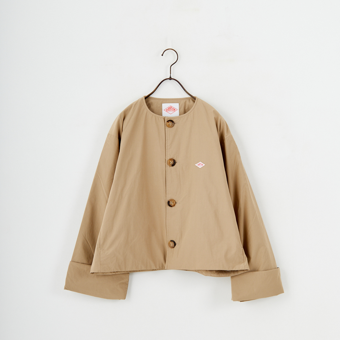 DANTON [ダントン] カラーレスワイドジャケット [DT-A0672PNT] BEIGE