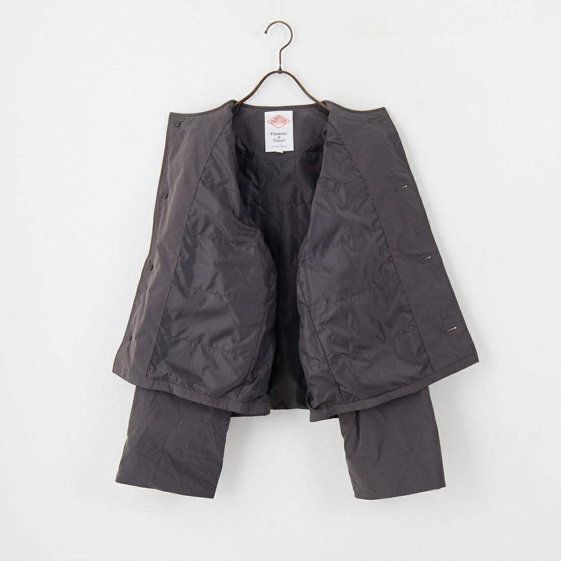 DANTON [ダントン] カラーレスワイドジャケット [DT-A0672PNT] CHARCOAL