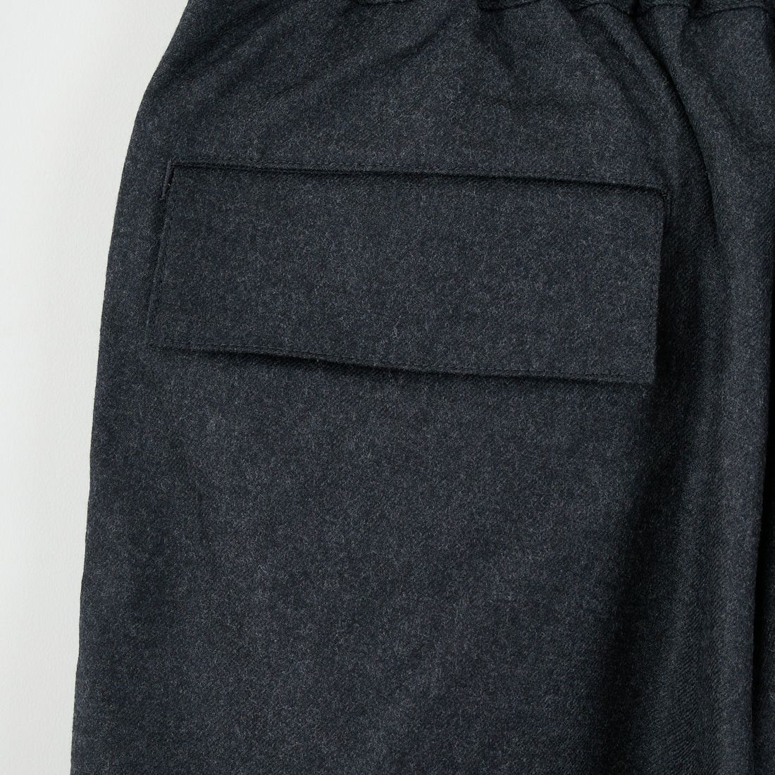 STILL BY HAND [スティルバイハンド] 別注 ウールワイドスピンドルパンツ [2503JF-EX06-JF] CHARCOAL