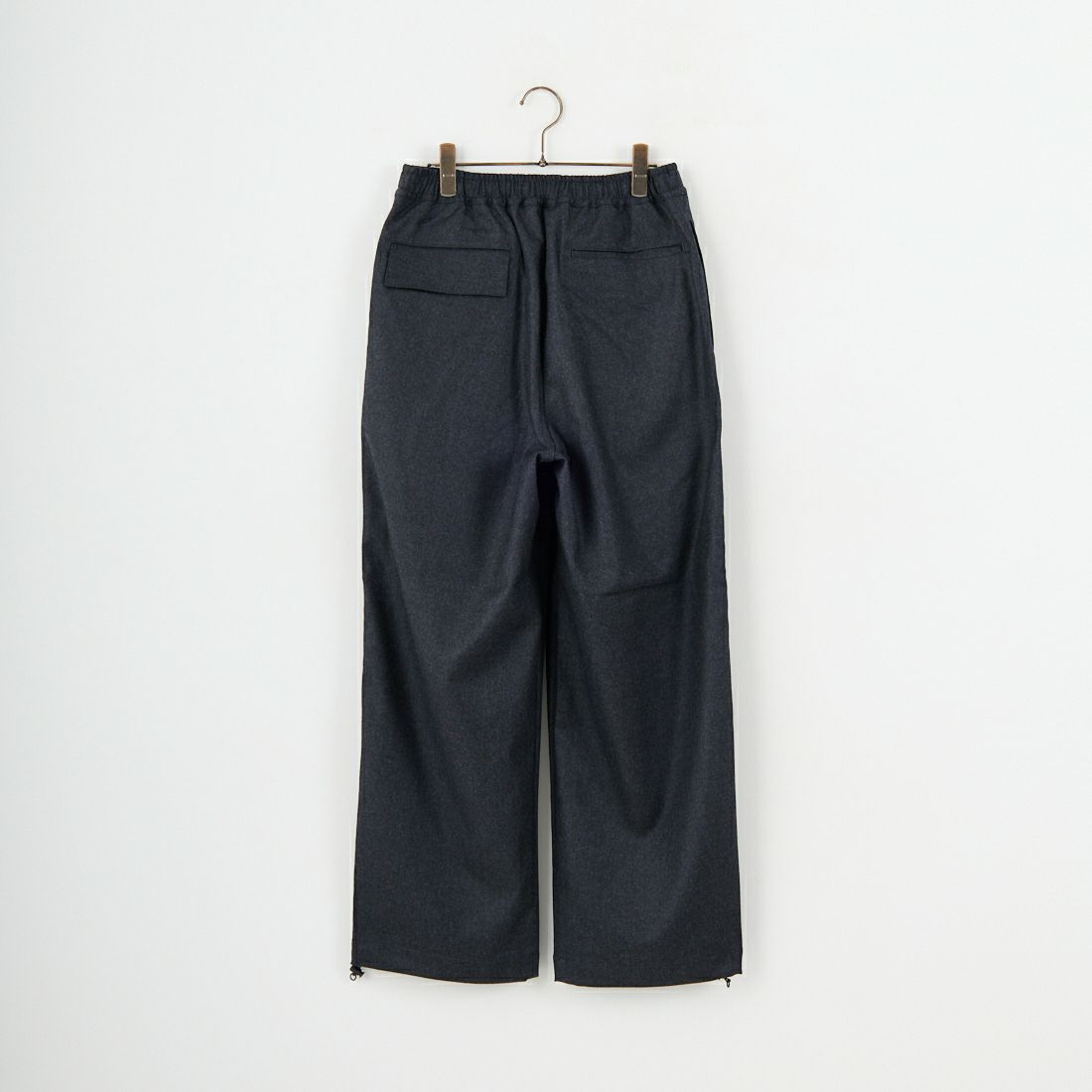 STILL BY HAND [スティルバイハンド] 別注 ウールワイドスピンドルパンツ [2503JF-EX06-JF] CHARCOAL