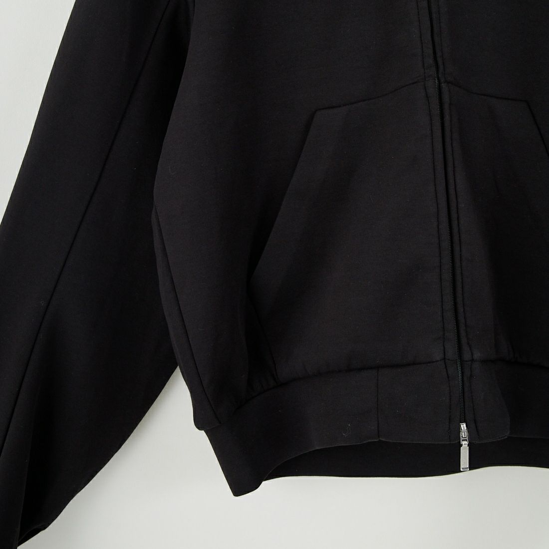 Noir Fabrik [ヌワールファブリック] コットンダンボールジップフーディ [653711] BLACK