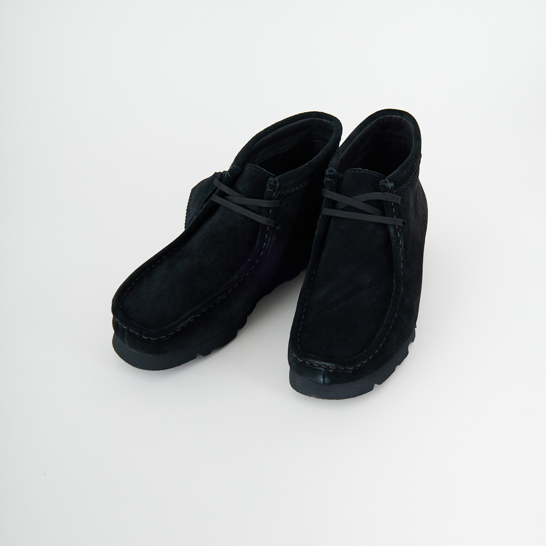 Clarks [クラークス] ワラビーブーツ ゴアテックス(ブラックスエード) [26179256] BLACK