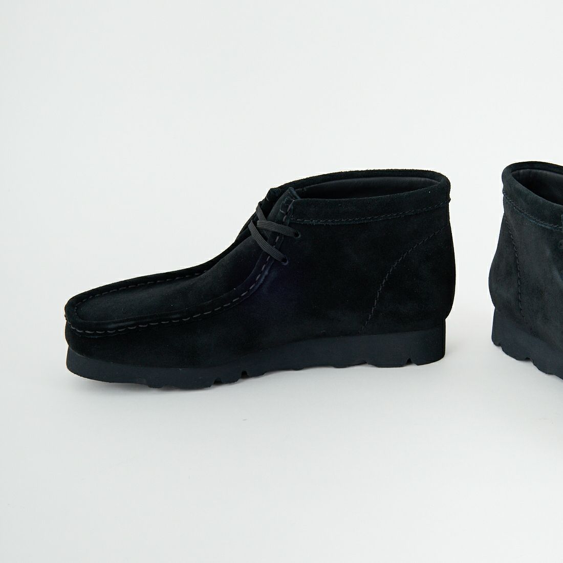 Clarks [クラークス] ワラビーブーツ ゴアテックス(ブラックスエード) [26179256] BLACK