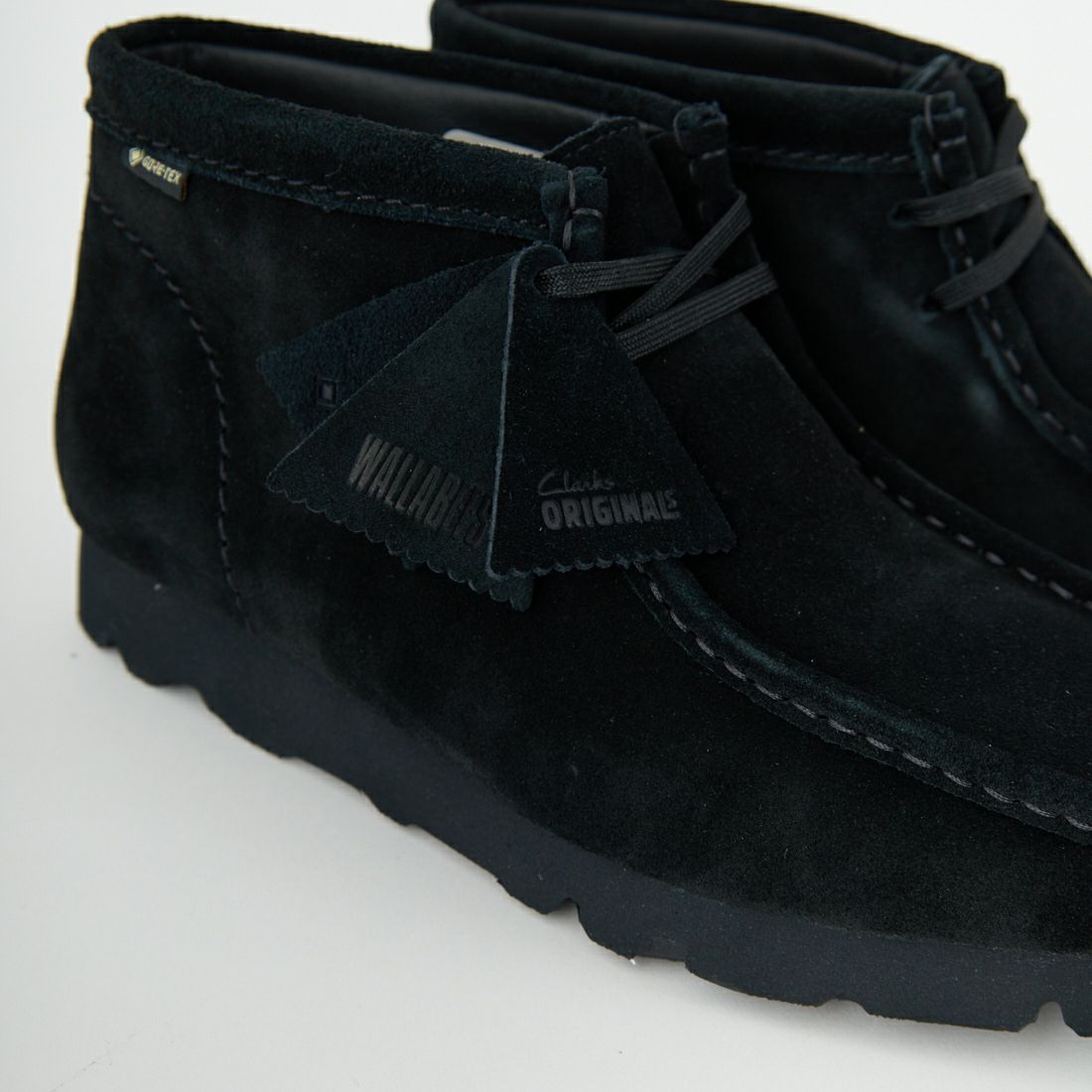 Clarks [クラークス] ワラビーブーツ ゴアテックス(ブラックスエード) [26179256] BLACK