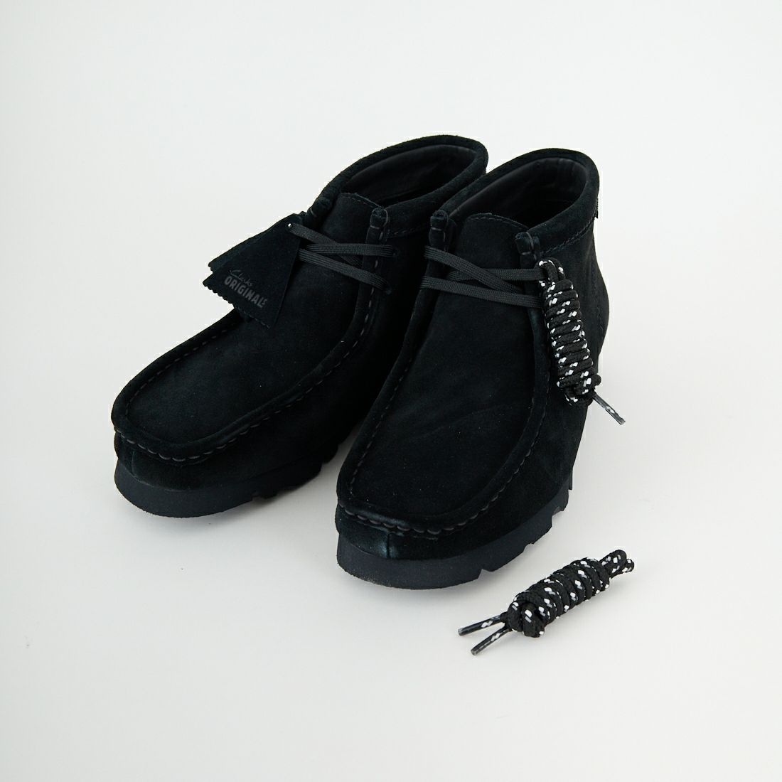 Clarks [クラークス] ワラビーブーツ ゴアテックス(ブラックスエード) [26179256] BLACK