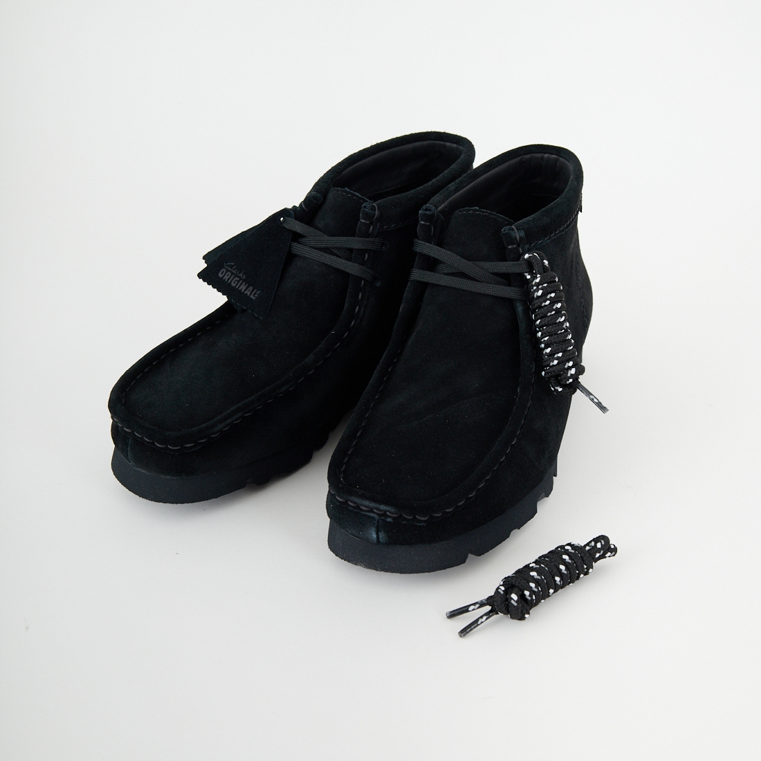Clarks [クラークス] ワラビーブーツ ゴアテックス(ブラックスエード) [26179256] BLACK