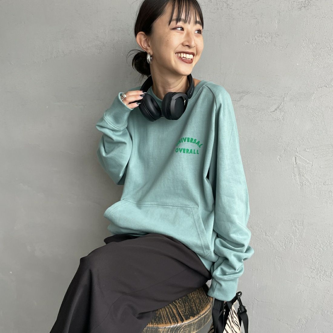 W.GREEN&&モデル身長：150cm 着用サイズ：F&&