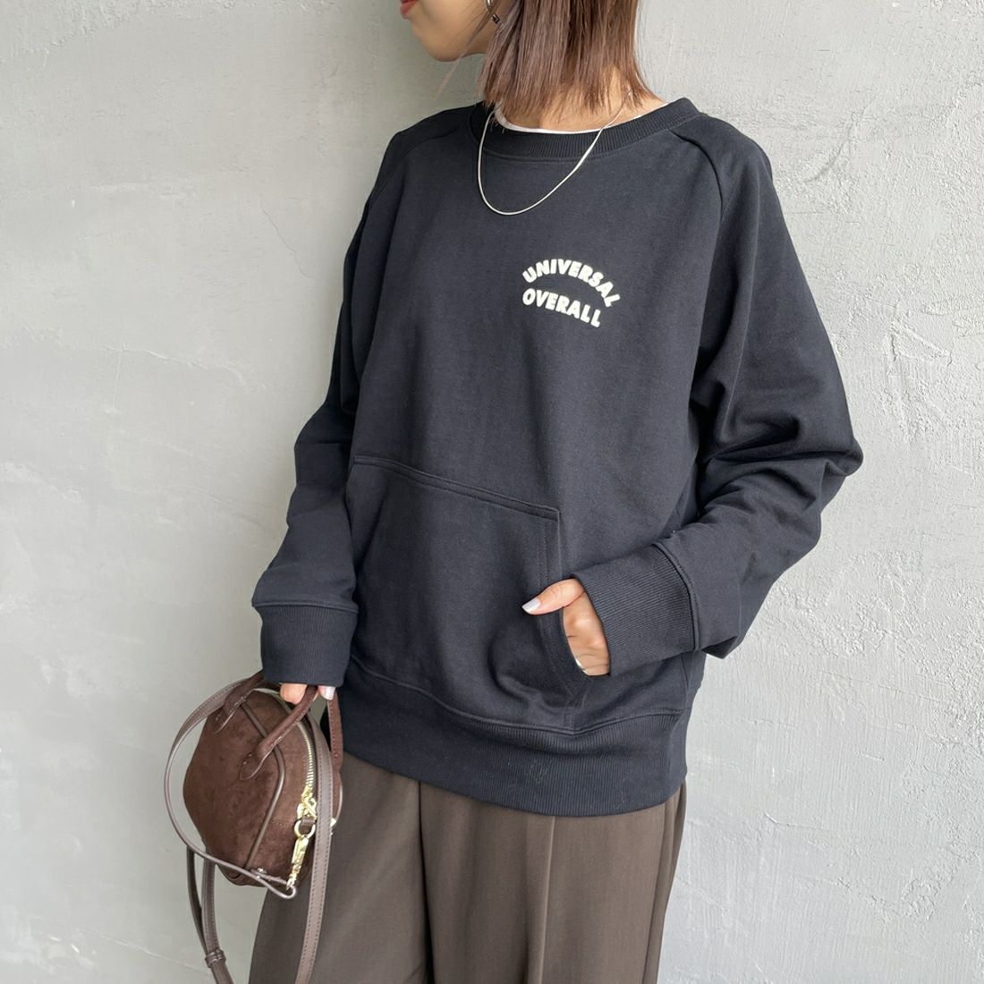 BLACK&&モデル身長：159cm 着用サイズ：F&&