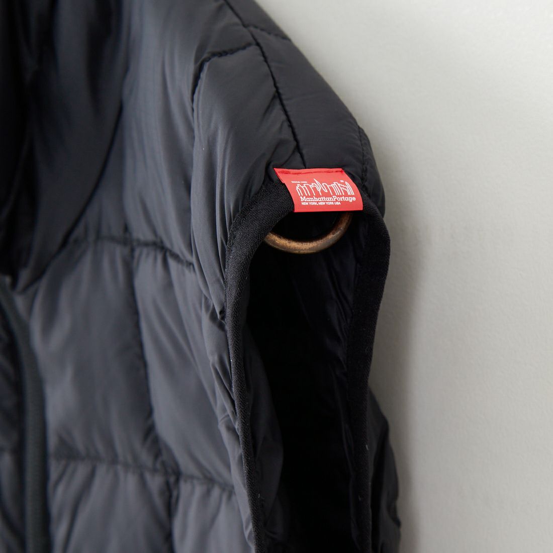 MANHATTAN PORTAGE [マンハッタンポーテージ] スタンドカラーダウンベスト [25FW-MP-TAION09] 09 BLACK