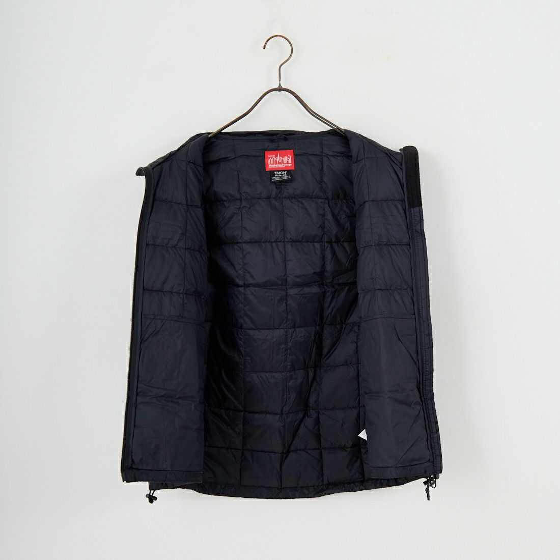 MANHATTAN PORTAGE [マンハッタンポーテージ] スタンドカラーダウンベスト [25FW-MP-TAION09] 09 BLACK
