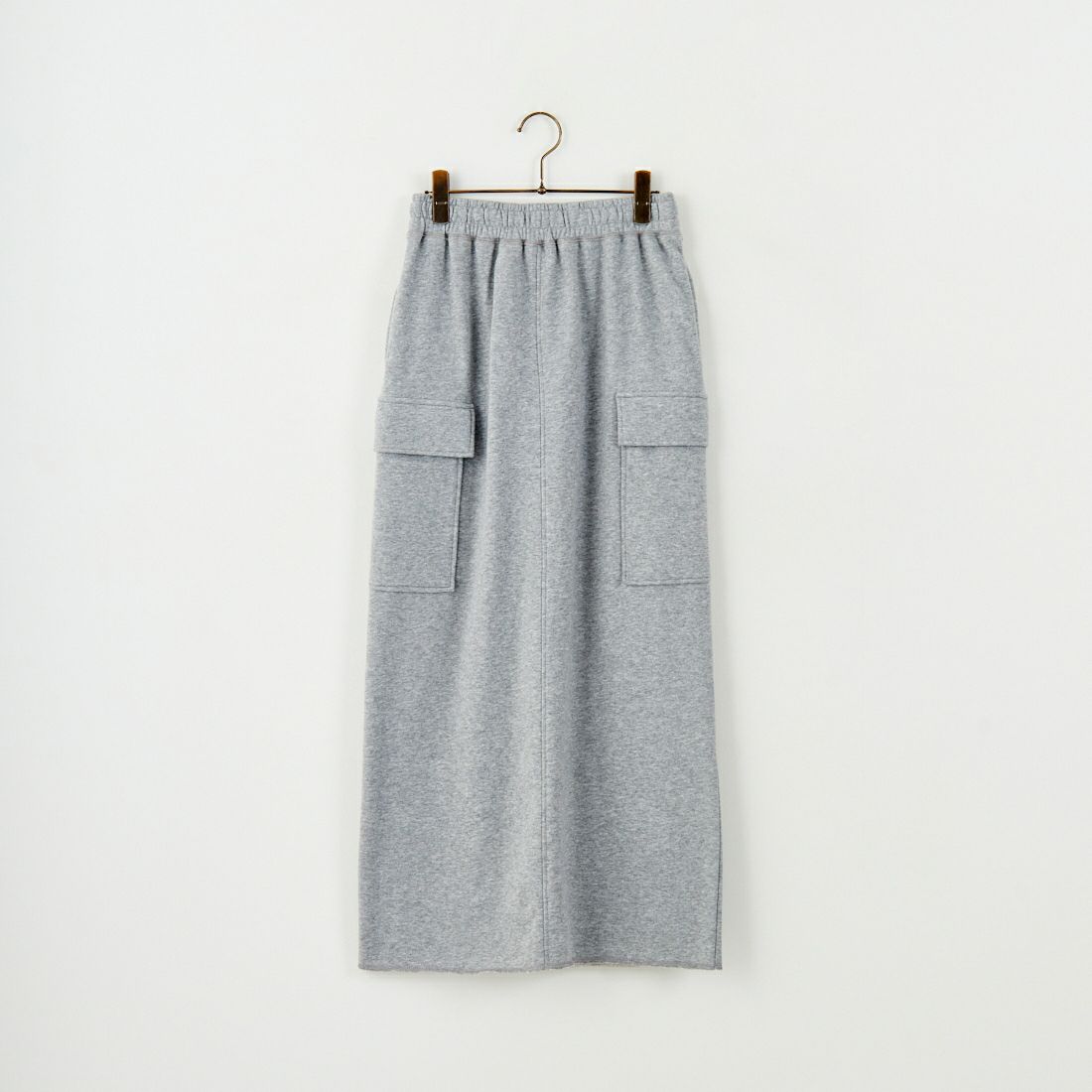 nenom [ネノム] カーゴデザイン ナローロングスウェットスカート [NE24132085] 06 T.GRAY