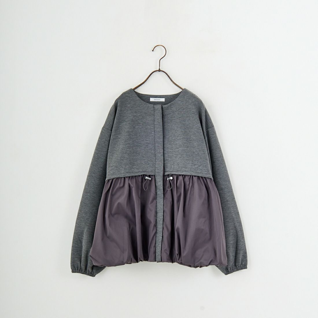 nenom [ネノム] 裾バルーン ドッキングブルゾン [NE25132018] 08 CHARCOA