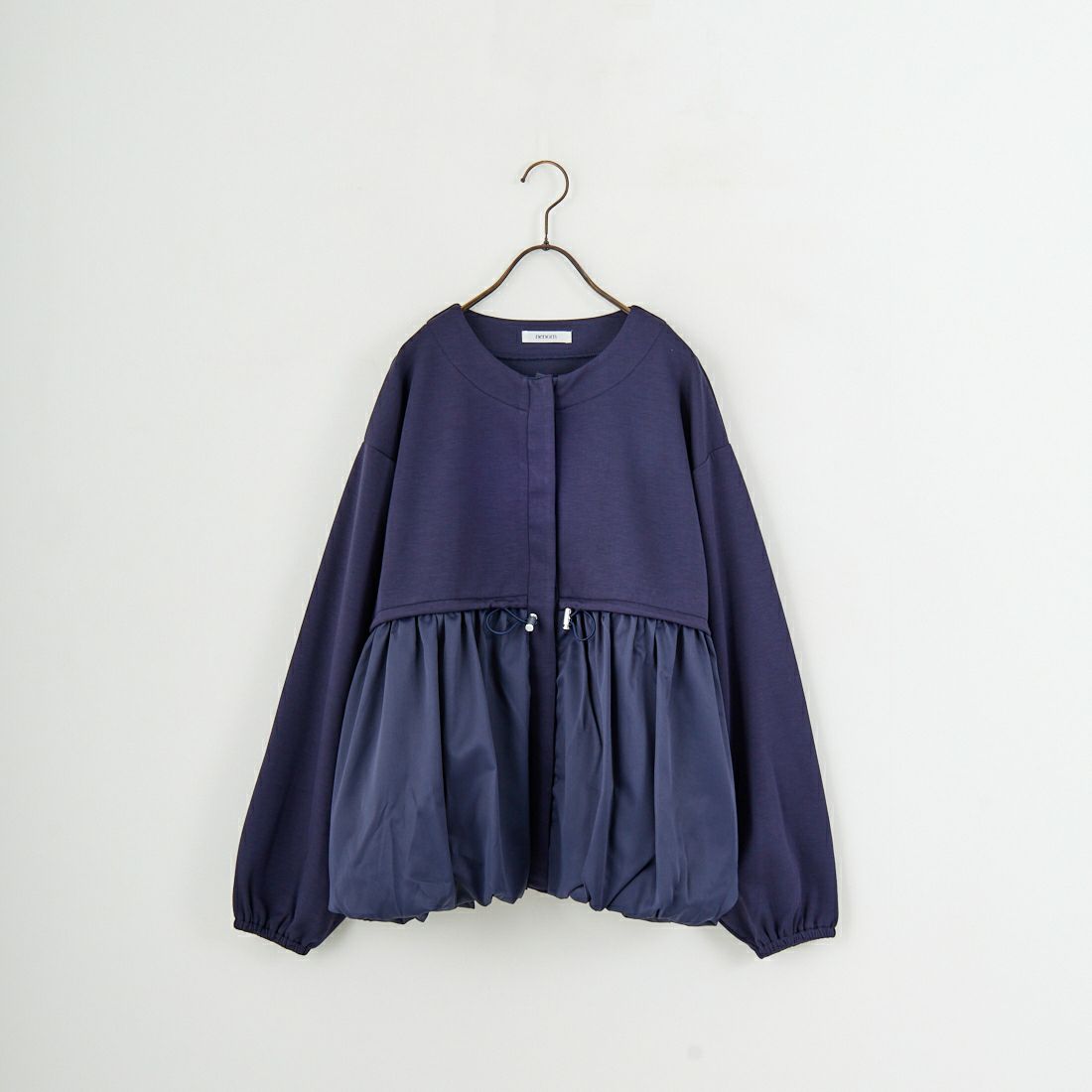 nenom [ネノム] 裾バルーン ドッキングブルゾン [NE25132018] 16 NAVY