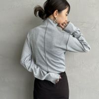 07 GRAY&&モデル身長：150cm 着用サイズ：F&&