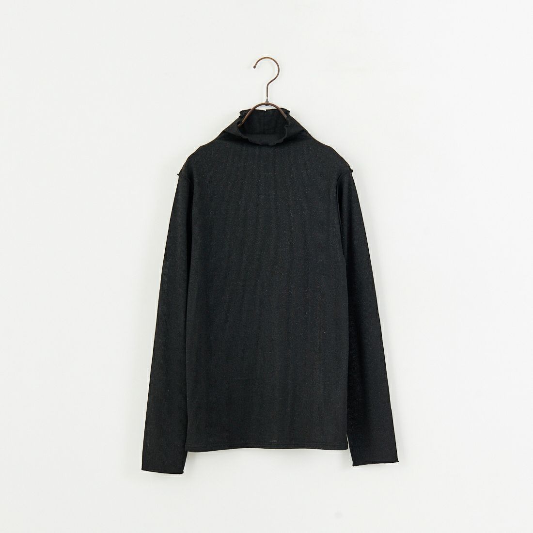 nenom [ネノム] ハイネックラメニットソー [NE25132016] 09 BLACK