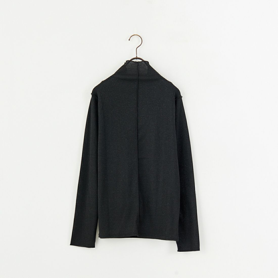 nenom [ネノム] ハイネックラメニットソー [NE25132016] 09 BLACK