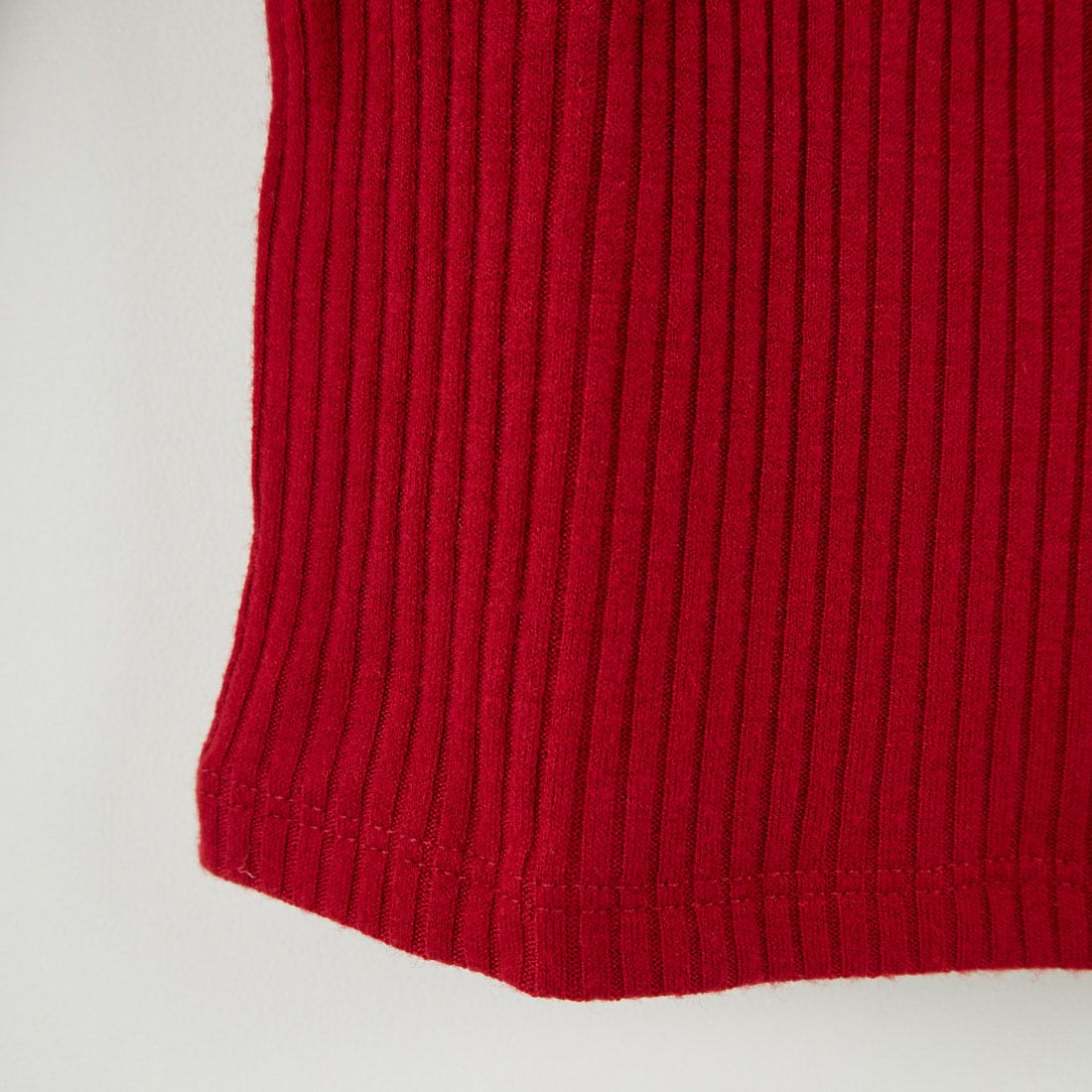 Jeans Factory Clothes [ジーンズファクトリークローズ] ウォームリブボートネックTシャツ [JFW-C025] RED