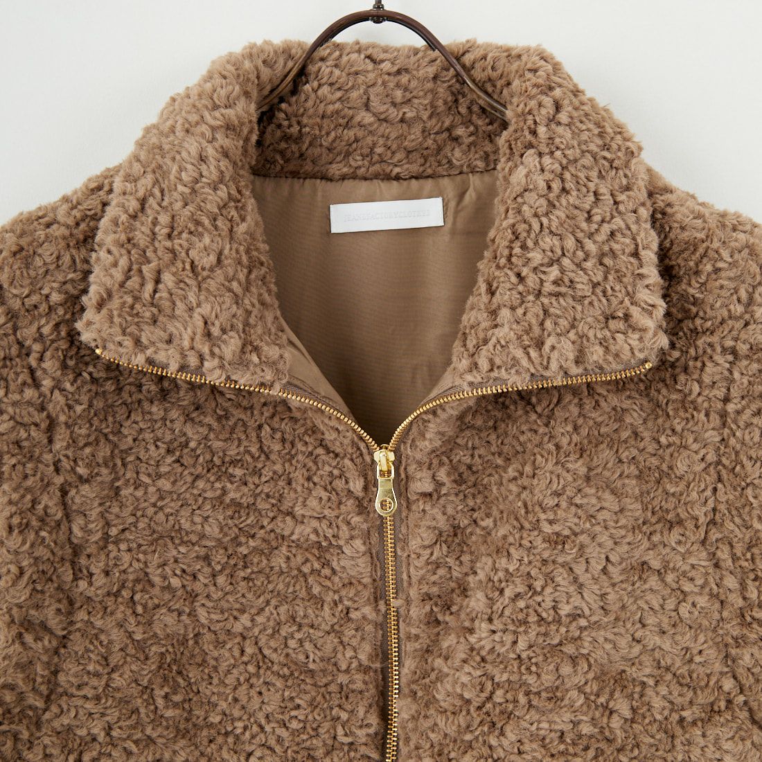 Jeans Factory Clothes [ジーンズファクトリークローズ] プードルボアハイネックベスト [VP-2263] ｸﾞﾚｰｼﾞｭ