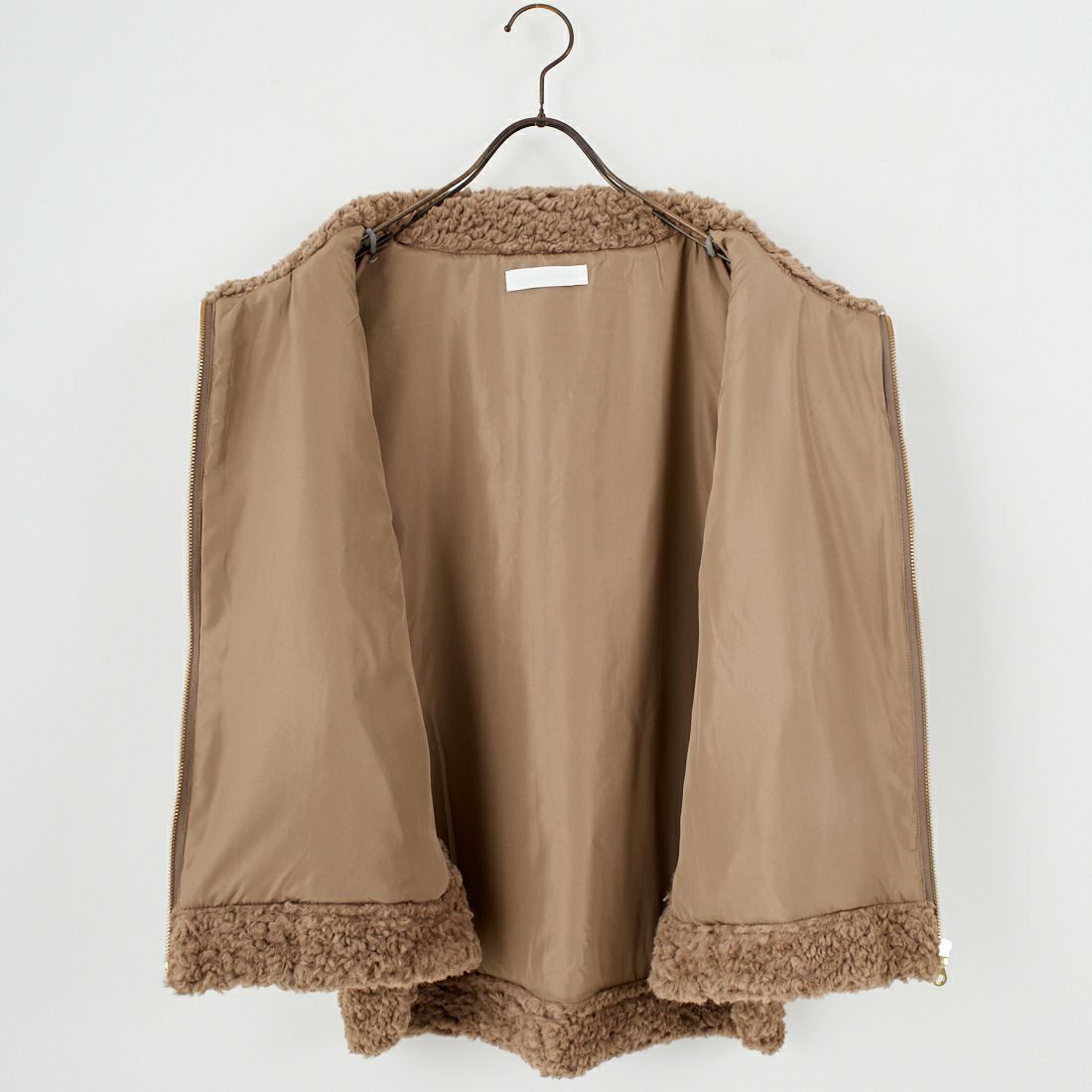 Jeans Factory Clothes [ジーンズファクトリークローズ] プードルボアハイネックベスト [VP-2263] ｸﾞﾚｰｼﾞｭ