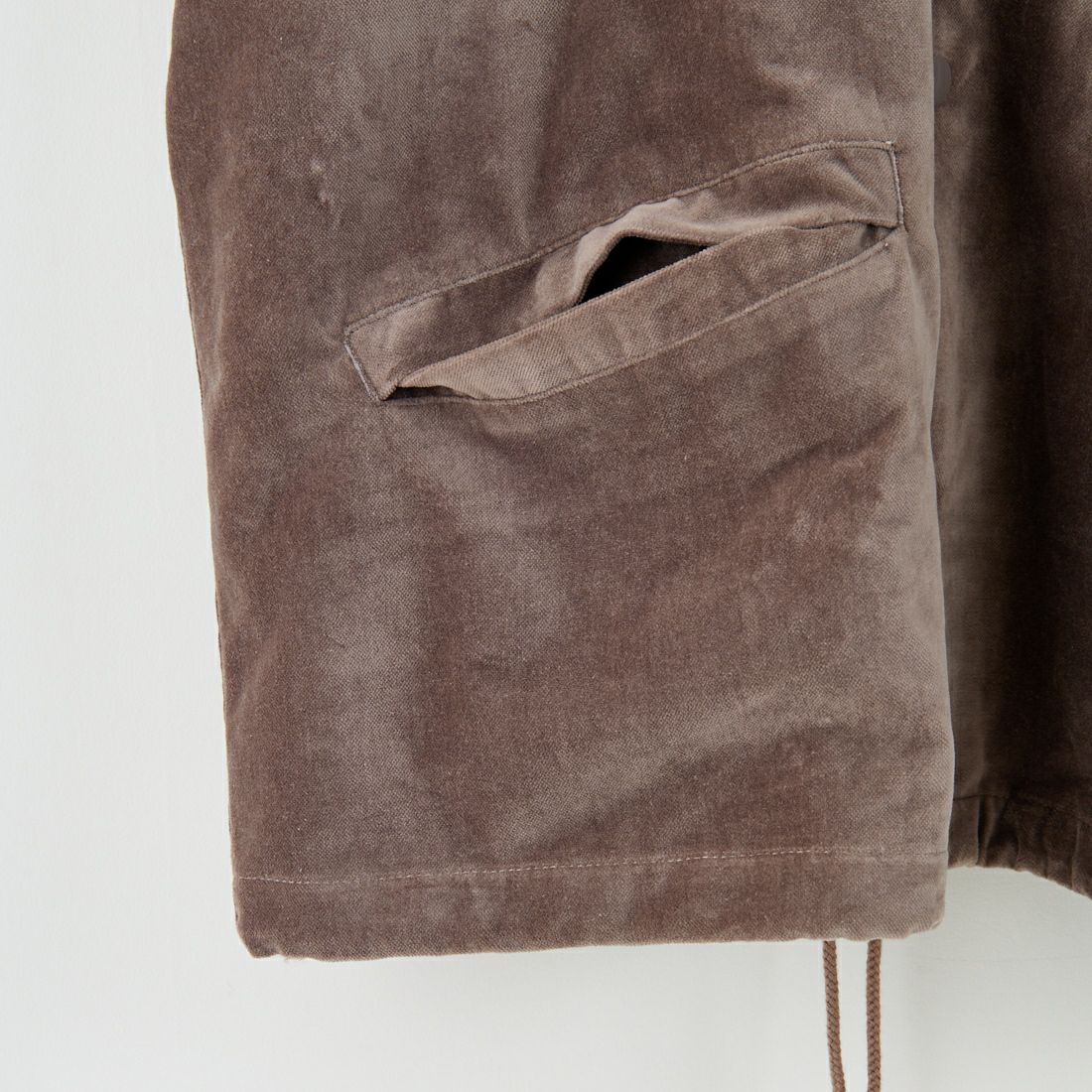 THE FOX [ザフォックス] 別注 ワンポイントロゴ ラグランスリーブコーチジャケット [PN25F002-JF] BEIGE