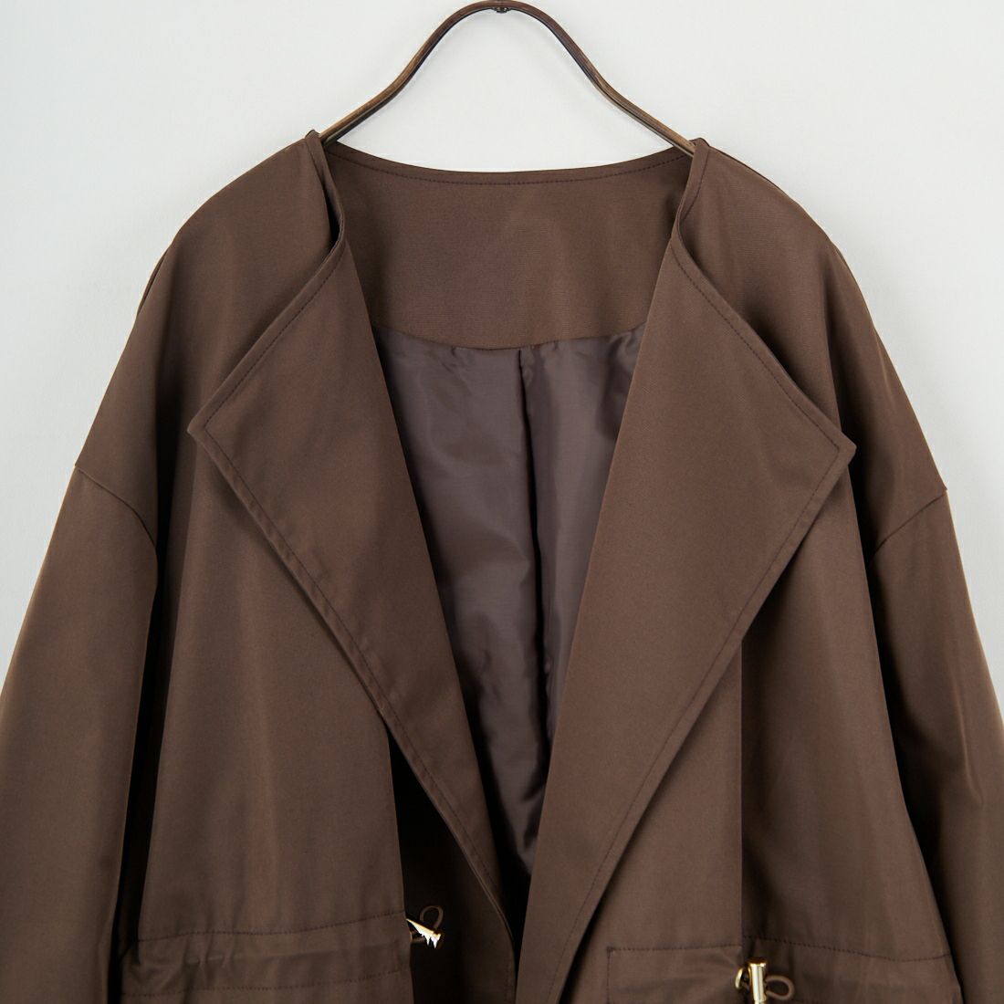 Jf Ready Made [ジェイエフレディメイド] ポリエステルタッサーコート [8552102-01] 62 ﾌﾞﾗｳﾝ