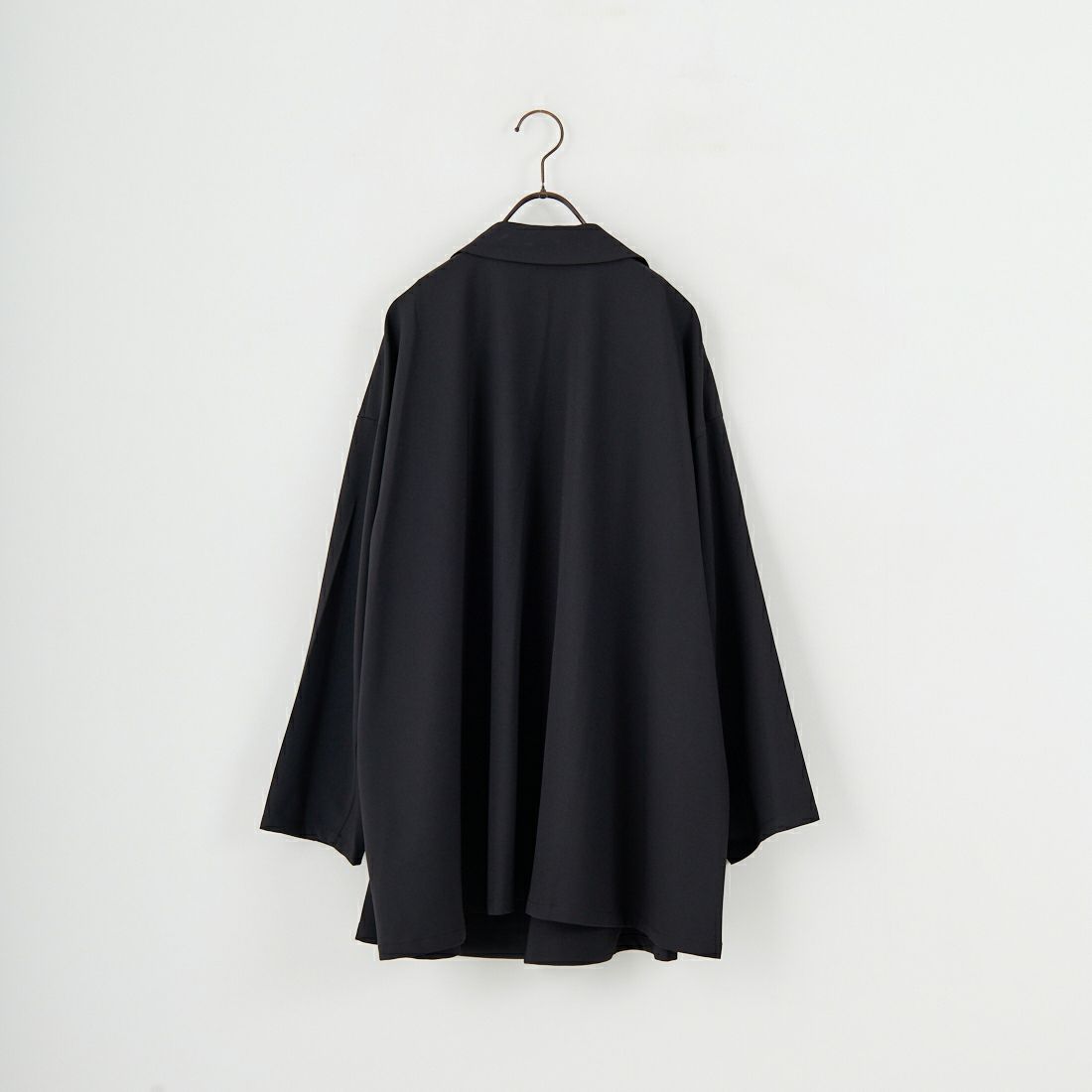 mizuiro ind [ミズイロインド] テーラードシャツジャケット [3-230103] 99 BLACK