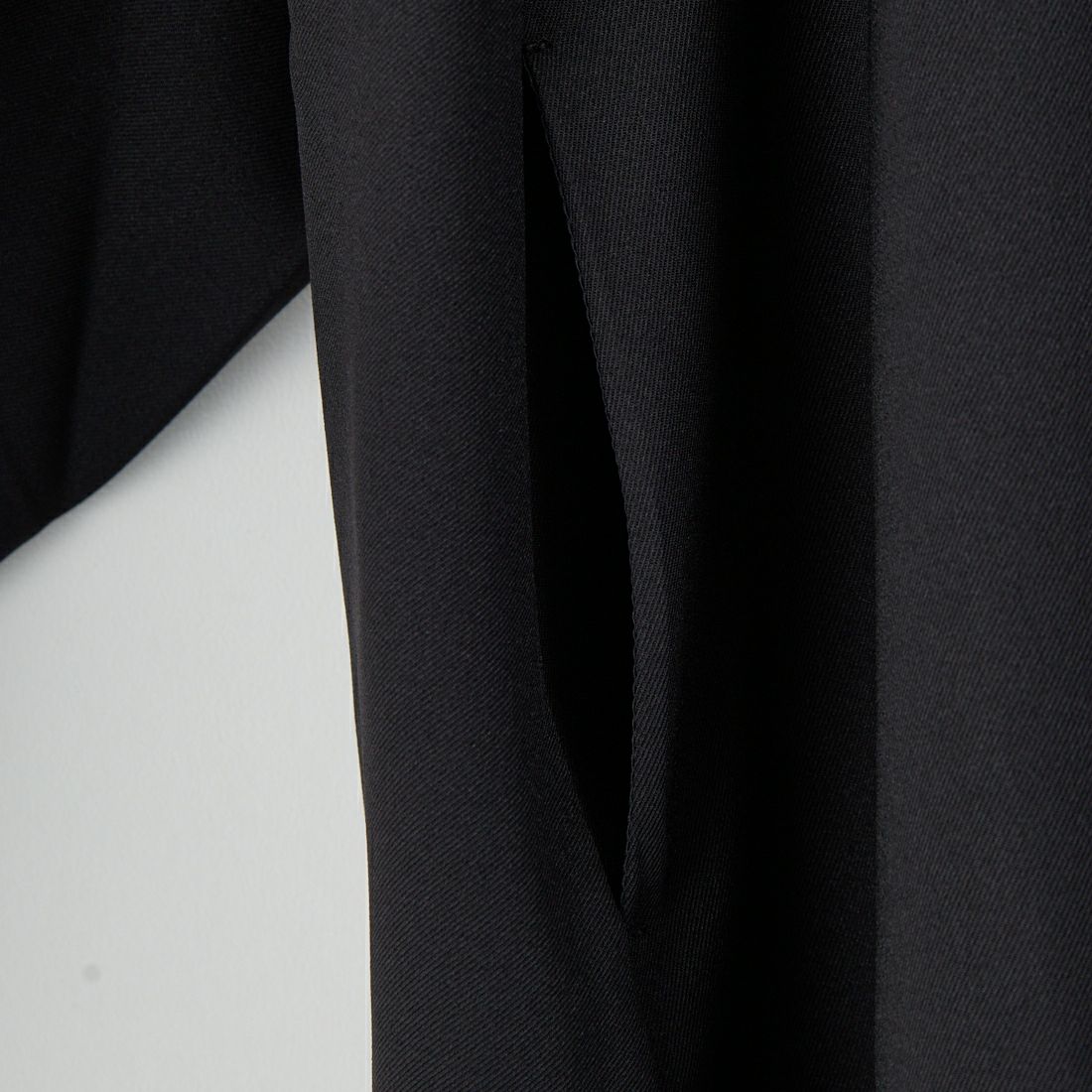 mizuiro ind [ミズイロインド] テーラードシャツジャケット [3-230103] 99 BLACK