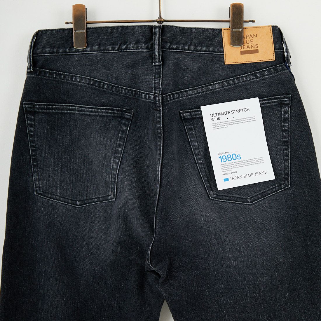 JAPAN BLUE [ジャパンブルー] 12oz アルティメットワイドブラックストレッチデニム [JBAG1526] B01