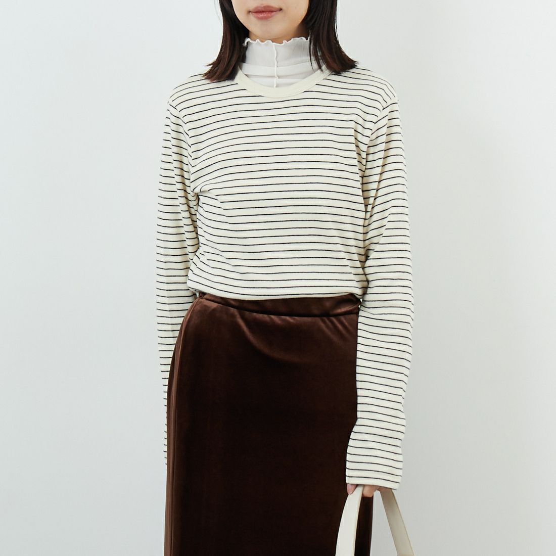 NAT/BLK&&モデル身長：162cm 着用サイズ：WM&&
