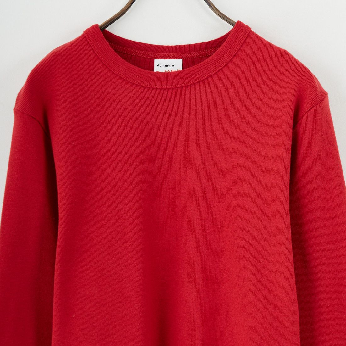 Health knit [ヘルスニット] クルーネック長袖Tシャツ [53019] RED