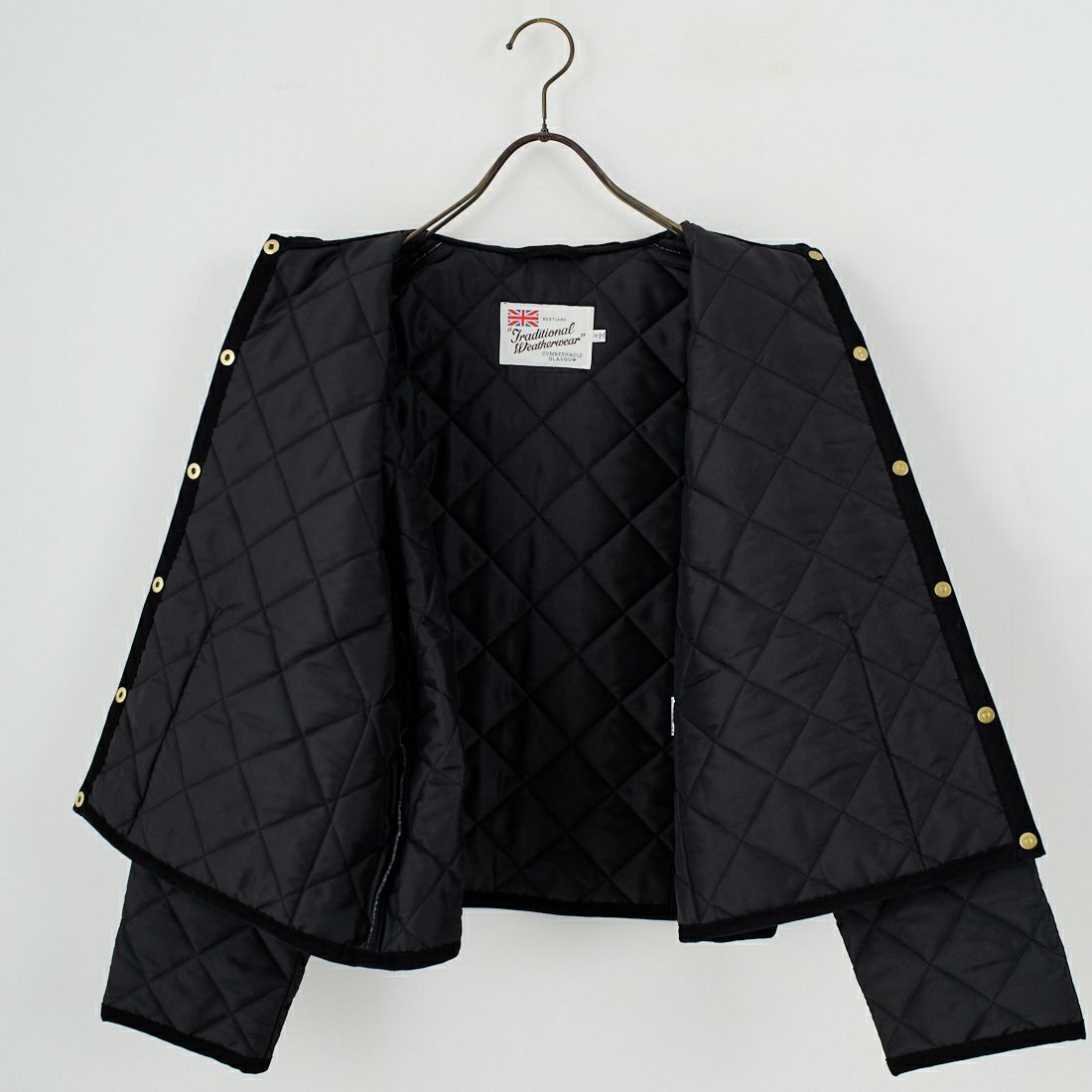 Traditional Weatherwear [トラディショナル ウェザーウェア] ウェーバリーAライン [L252APQCO0487AA] AA01 BK/BK