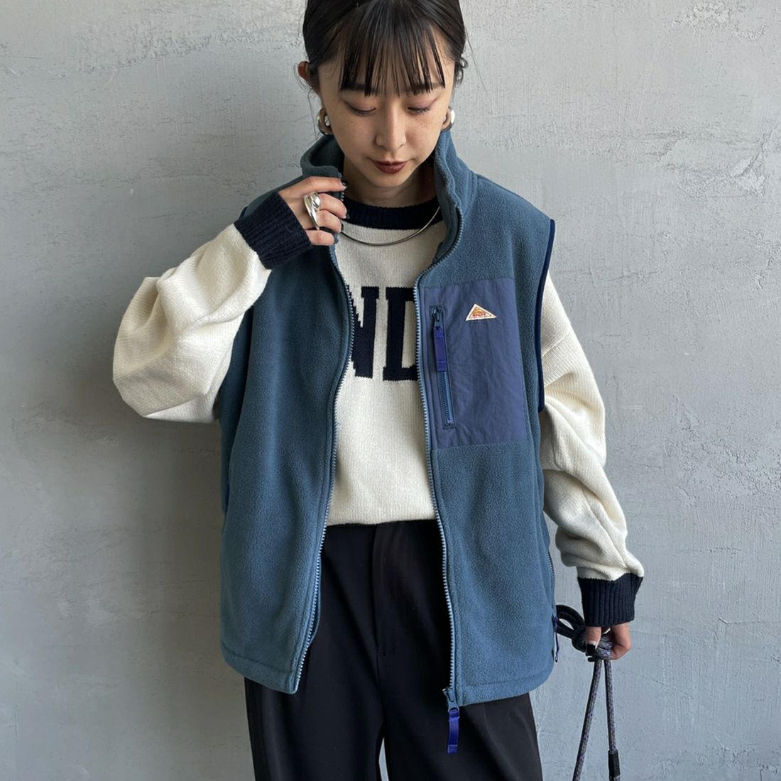 BLUE&&モデル身長：150cm 着用サイズ：S&&