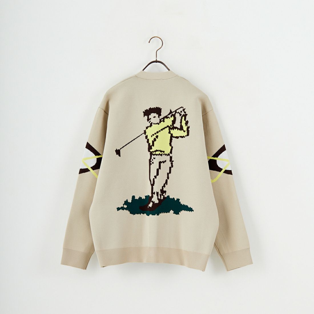 NEW VINTAGE GOLF [ニュービンテージゴルフ] NVG カウチンニットカーディガン [NVG-0408] BEIGE