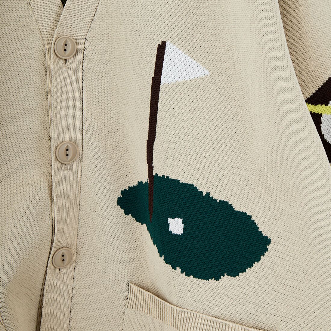 NEW VINTAGE GOLF [ニュービンテージゴルフ] NVG カウチンニットカーディガン [NVG-0408] BEIGE