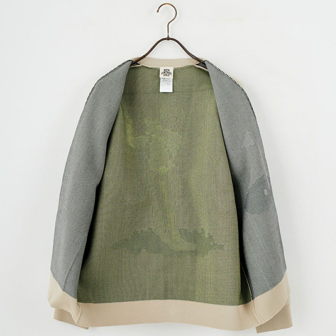 NEW VINTAGE GOLF [ニュービンテージゴルフ] NVG カウチンニットカーディガン [NVG-0408] BEIGE
