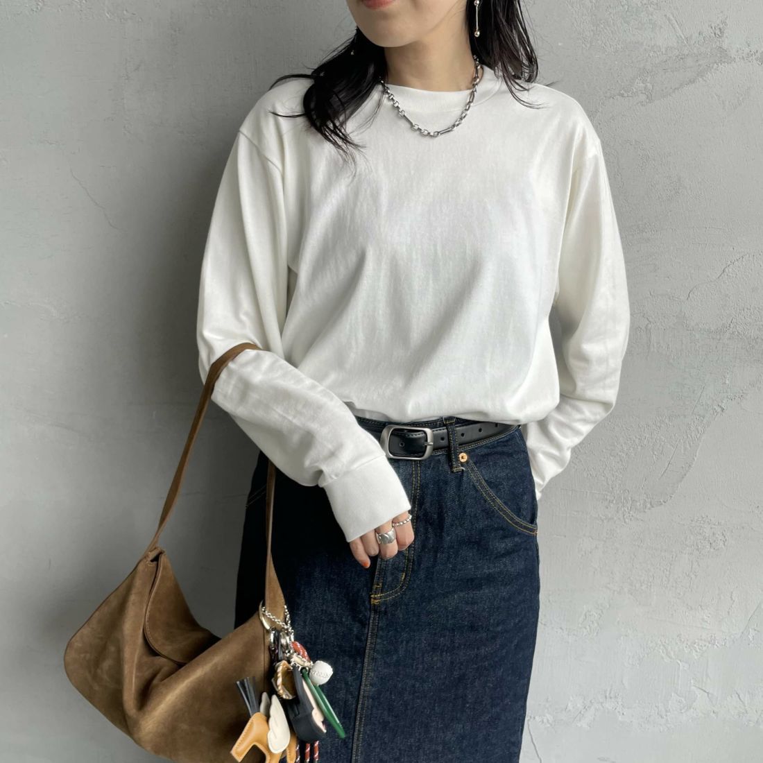 010 ﾎﾜｲﾄ&&モデル身長：160cm 着用サイズ：S&&