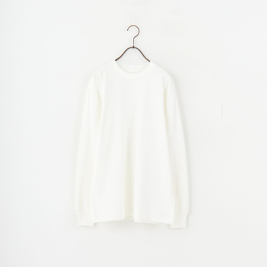 Hanes [ヘインズ] SHIRO クルーネックロングスリーブTシャツ [HM4-A201] 010 ﾎﾜｲﾄ