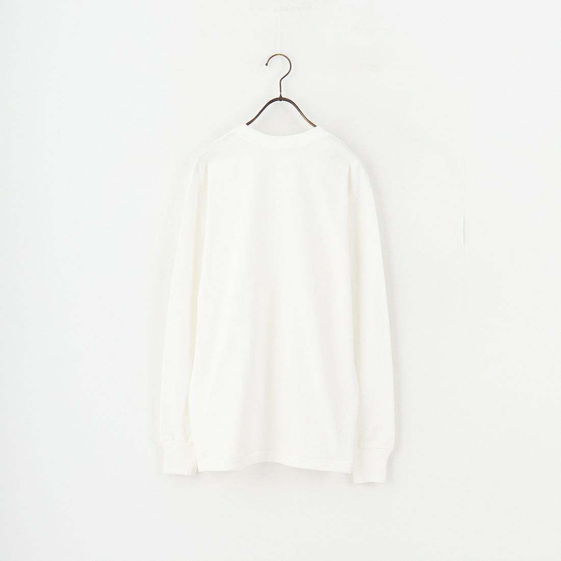 Hanes [ヘインズ] SHIRO クルーネックロングスリーブTシャツ [HM4-A201] 010 ﾎﾜｲﾄ