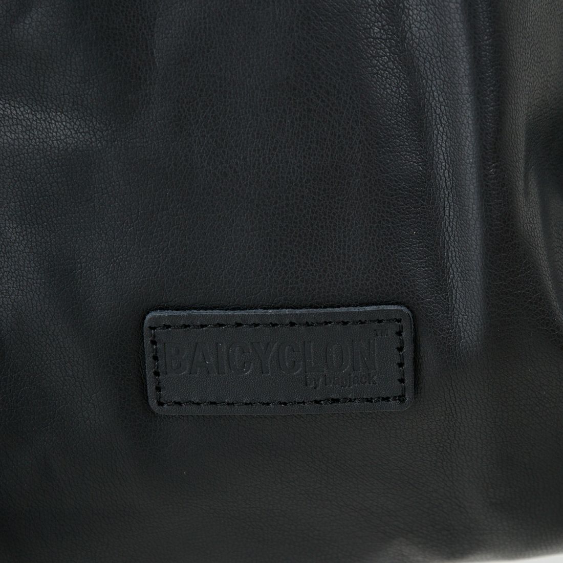 BAICYCLON by bagjack [バイシクロン バイ バッグジャック] シンセティックレザー ドローストリングバッグ [BCL-114] BLACK