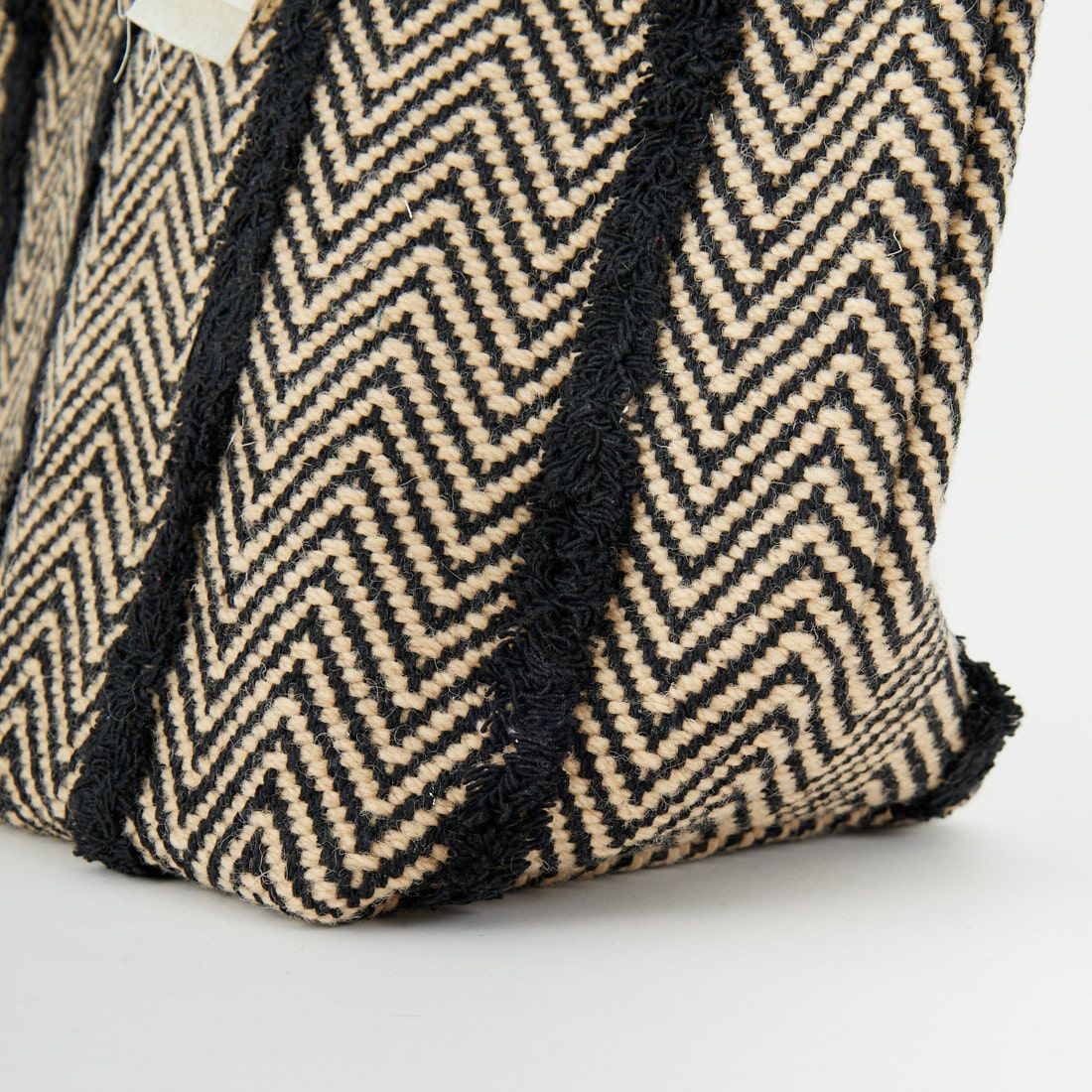 beej [ビージ] ウールウーブントートバッグ [25FW-PWMI-IT-008] BLACK