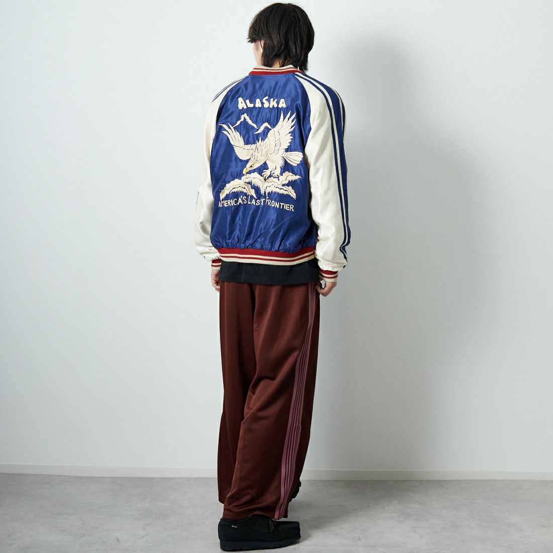 TAILOR TOYO [テーラートウヨウ] アセテートスーベニアジャケット [TT15790] 128 ALASKA &&モデル身長：179cm 着用サイズ：XL&&