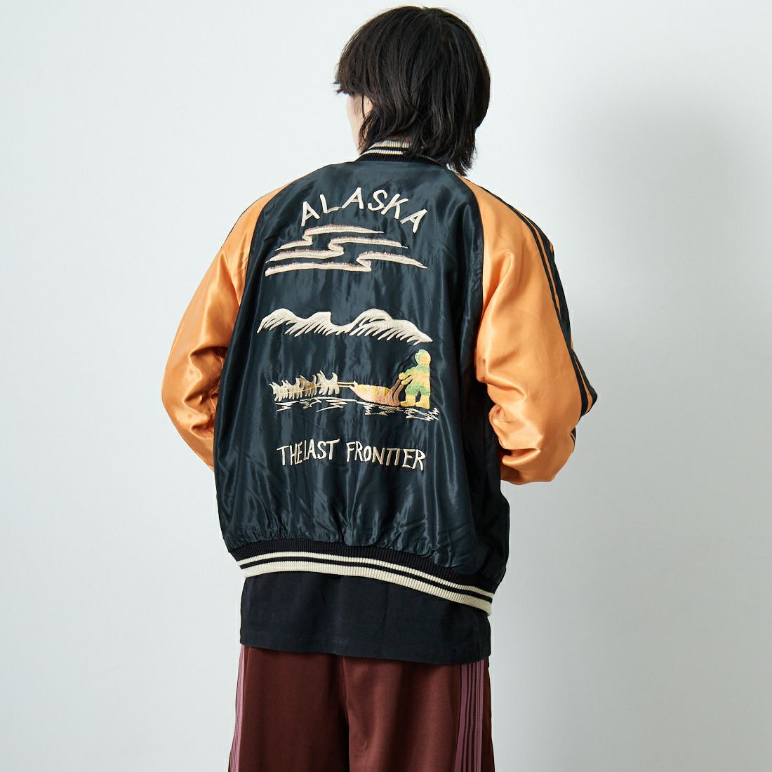 TAILOR TOYO [テーラートウヨウ] アセテートスーベニアジャケット [TT15790] 128 ALASKA &&モデル身長：179cm 着用サイズ：XL&&