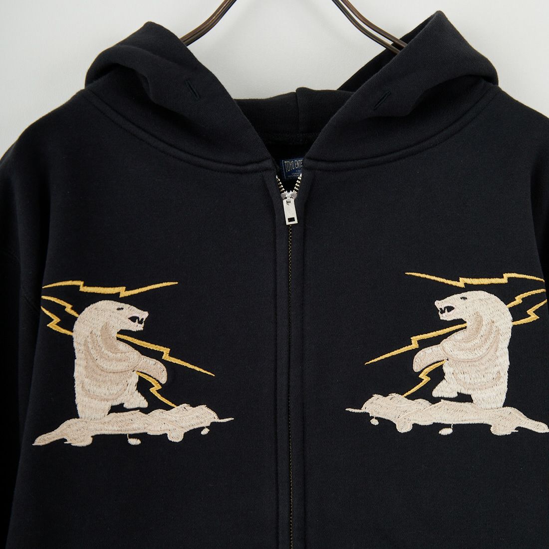 TAILOR TOYO [テーラートウヨウ] アラスカ 刺繍ジップパーカー [TT69652] 119 BLACK