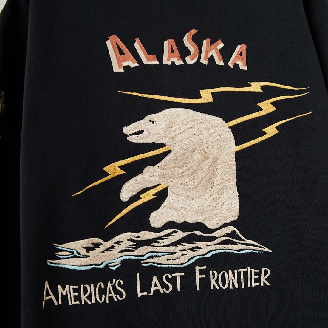 TAILOR TOYO [テーラートウヨウ] アラスカ 刺繍ジップパーカー [TT69652] 119 BLACK