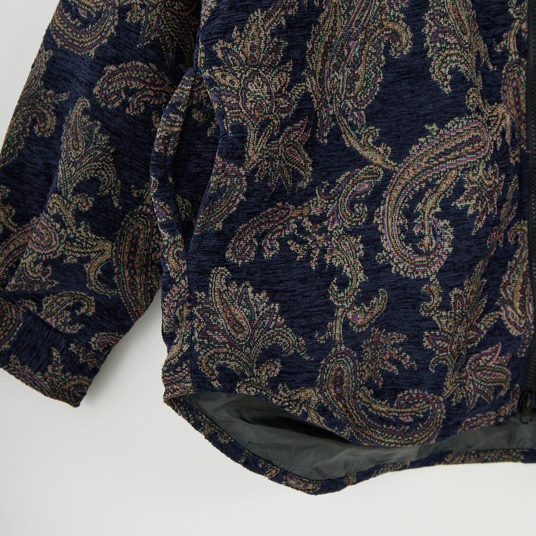 MANUAL ALPHABET [マニュアルアルファベット] ゴブラン ジップシャツジャケット [MA-J-421] NAVY